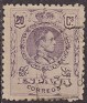 Spain 1909 Alfonso XIII 20 CTS Violet Edifil 273. 273 u. Uploaded by susofe
